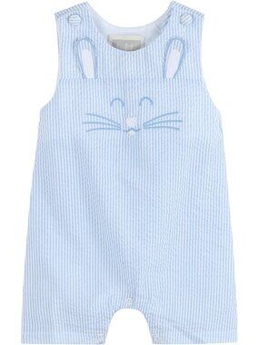 Cute Boys Toddler Easter Bunny Shortalls | Adorable Baby Outfit for Spring